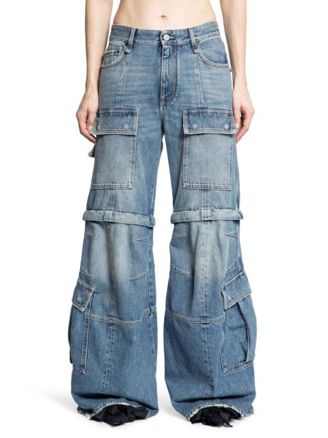 BALENCIAGA Flared-Denim-Cargo-Pants