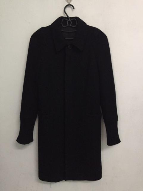 UNDERCOVER AW 2007-2008 Undercover Long Women Coat Knit Switching Wool