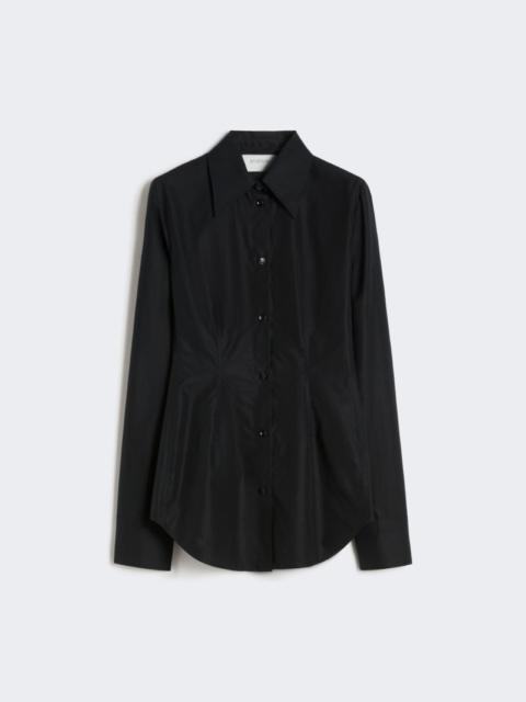 Sportmax Slim-fit poplin shirt - black