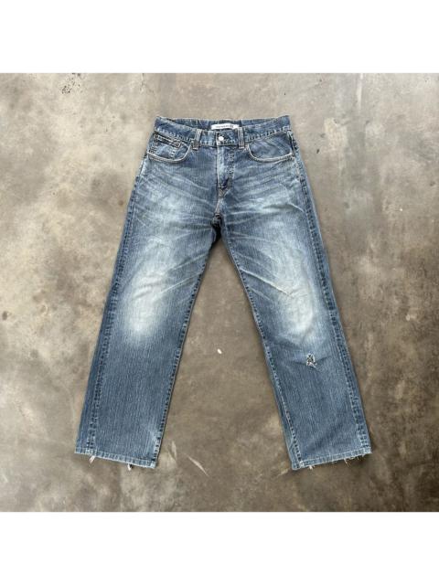 Other Designers Vintage Edwin Distressed Faded Denim Jean Pant W34