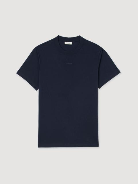Sandro COTTON T-SHIRT WITH LOGO