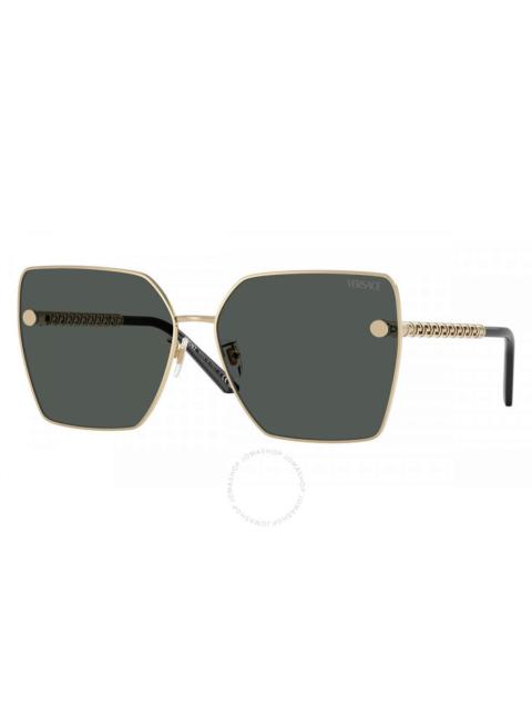 VERSACE Versace Dark grey Butterfly Ladies Sunglasses VE2270D 125287 63