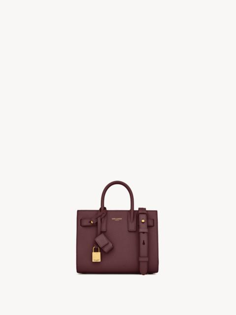 SAINT LAURENT SAC DE JOUR IN SUPPLE GRAINED LEATHER - NANO