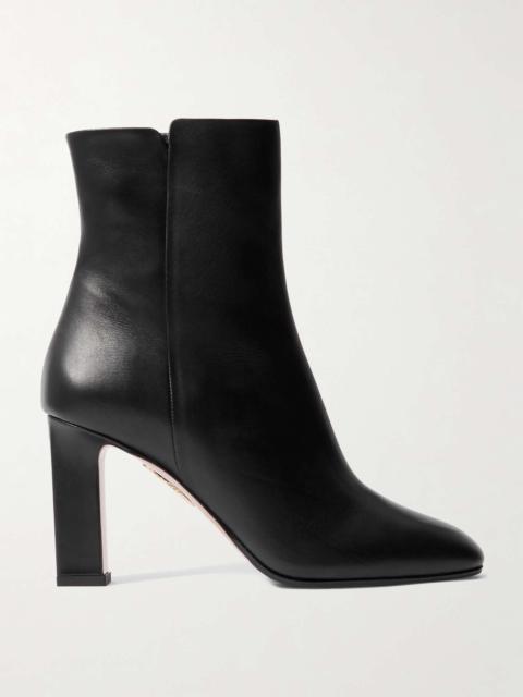 Sellier 85 leather ankle boots