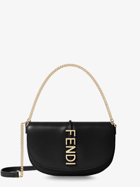 FENDI Fendi Wallet On Chain Fendigraphy Leather Shoulder Bag