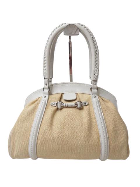 Dior Dior Leather Panel Tote Bag