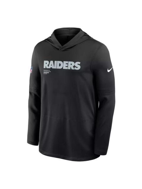 Nike Los Vegas Raiders Long Sleeve Hoodie Tee-Black