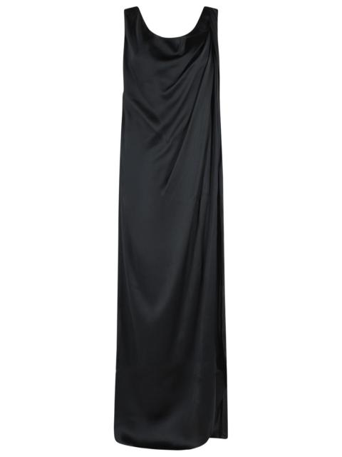 Maison Margiela Maison Margiela Black Silk Blend Maxi Dress Women