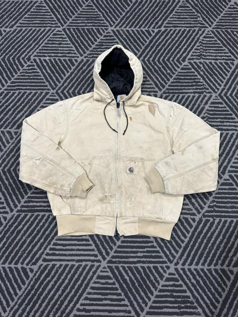 Other Designers Vintage CARHATT Trashed Quilted Lined Kanye Style Jacket