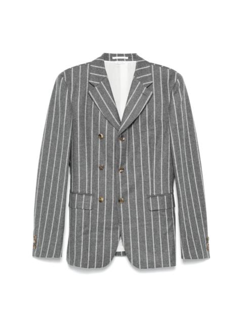 pinstripe blazer