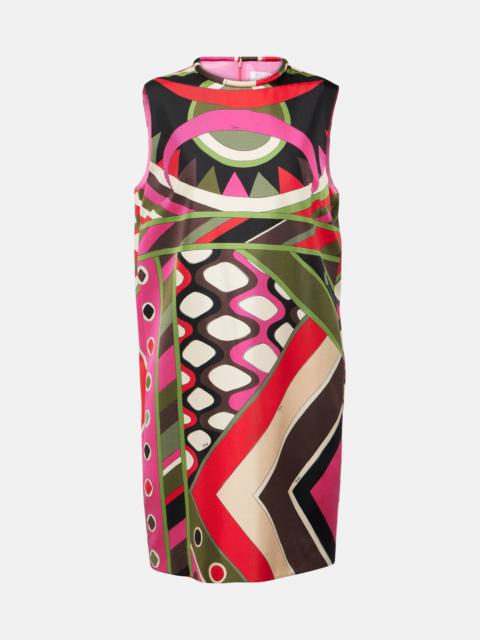 PUCCI Vivara-printed silk twill minidress