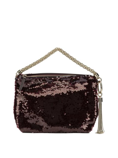 JIMMY CHOO Jimmy Choo Callie Small Handbag Deep Merlot/Light Gold