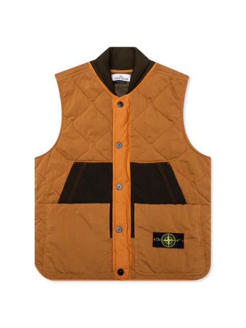 Stone Island QUILTED VEST - RUST