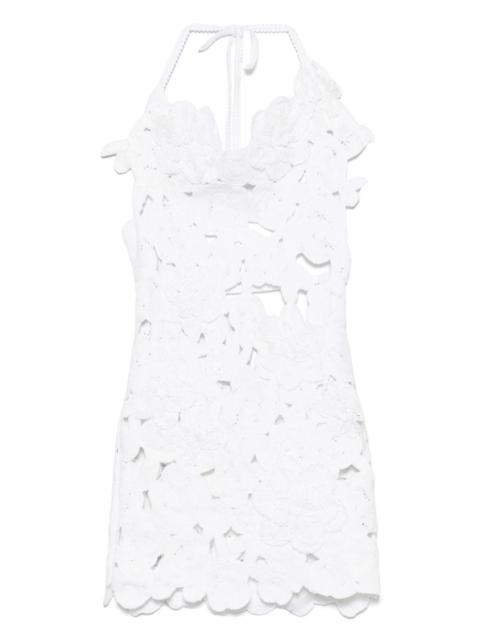 Blumarine Macramé knit dress