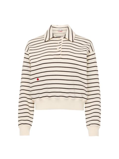 JW Anderson Cotton Polo Sweatshirt stripe