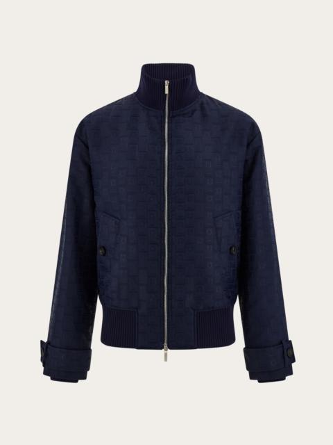 FERRAGAMO Blouson in Monogram nylon
