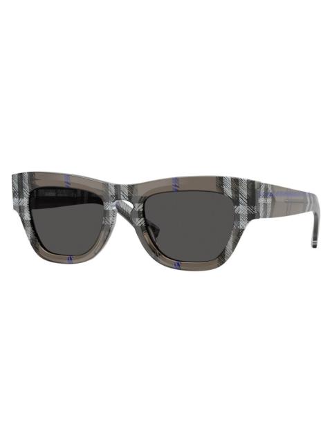 Burberry Burberry Dark Grey Cat Eye Ladies Sunglasses BE4440U 414787 51