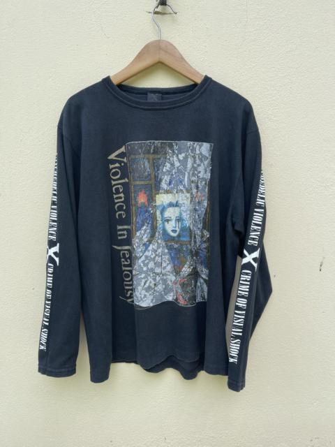 Other Designers Vintage - Violence In Jealousy japan rock band long sleeve band shirt