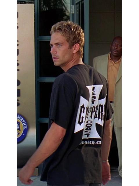 Other Designers Vintage - Vintage West Coast Chopper Paul Walker Fast Furious Tshirt