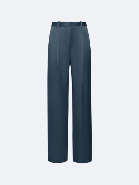 LAPOINTE Satin Relaxed Pleated Pant