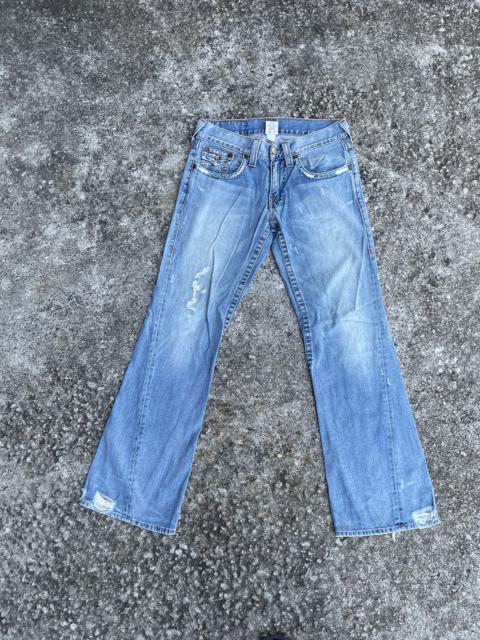 Other Designers True Religion - Flare Jeans True Religion Distressed Boot Cut