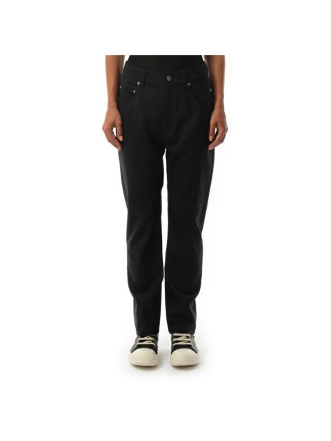 Rick Owens Detroit Cut Pants in Black