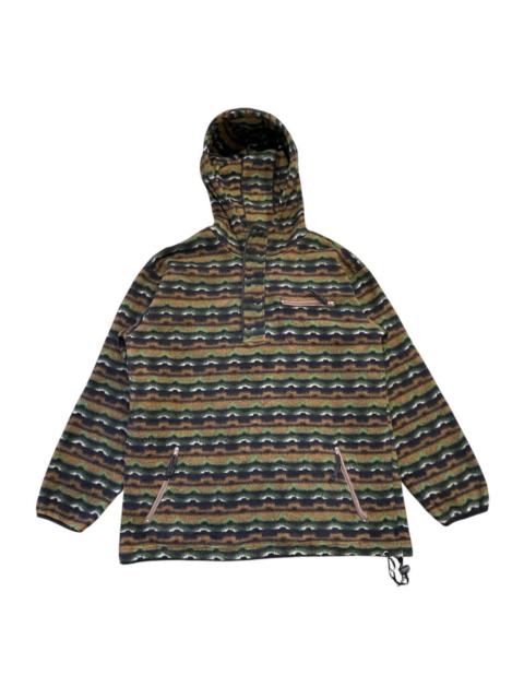 Other Designers Vintage - Vtg Willpips Active Style Earth Tone Aztec Stripe Fleece