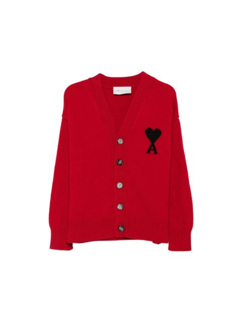 AMI Paris Ami Paris Red Knitwear - Cardigans Women