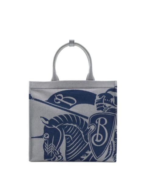 Burberry Ekd Motif Cotton-Blend Tote Bag