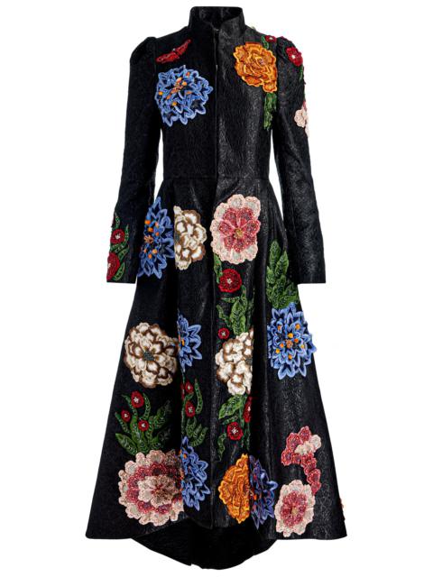 Alice + Olivia RENATA EMBELLISHED MAXI COAT