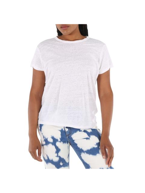 Other Designers Polo Ralph Lauren Ladies Short-sleeve Crewneck Linen T-shirt