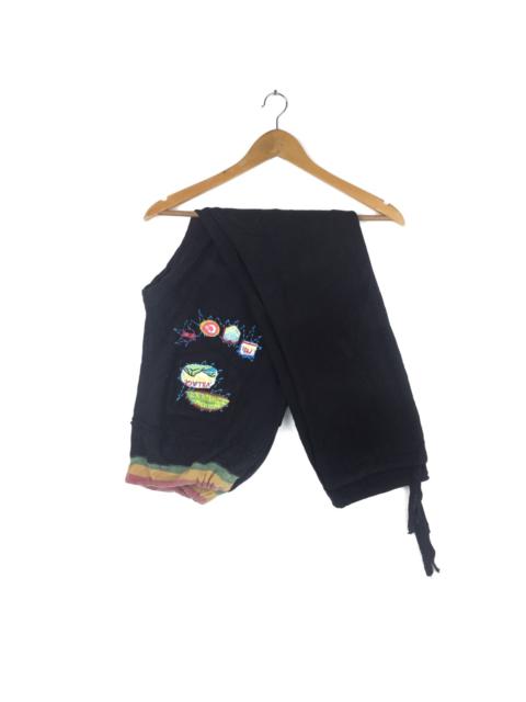 Other Designers Vintage - Boy’s Rough Multicolour Jogger Pants | Streetwear Activewear