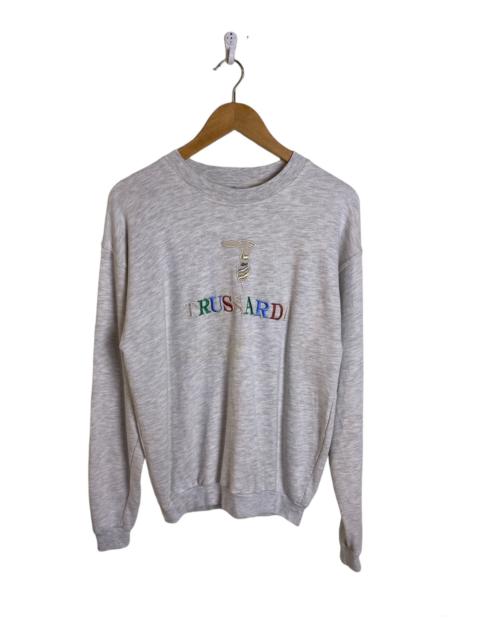 Other Designers Vintage - Vintage Trussardi Embroidered Crewneck Sweatshirt