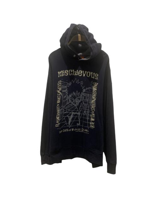 Other Designers Vintage - Vintage Mischievous Blue Rabbit Hoodie x Punk Cartoon Japan