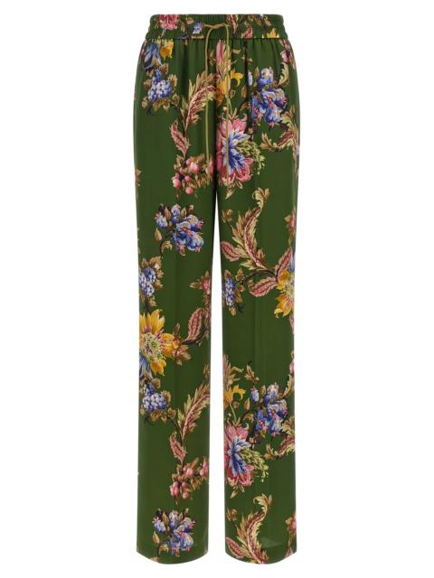 Etro Etro Women Floral Print Trousers