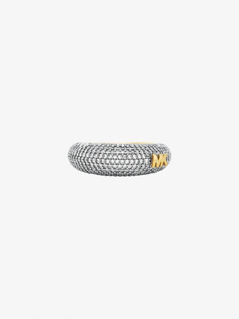 MICHAEL KORS Pavé Two-Tone Dome Ring