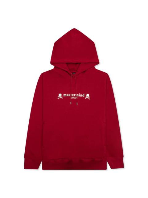 mastermind JAPAN LOGO AND SKULL HOODIE - RED