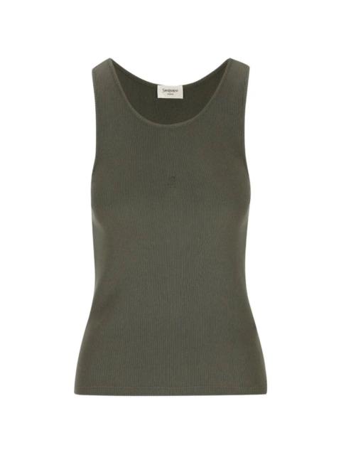 SAINT LAURENT Saint Laurent Women Embroidered Tank Top