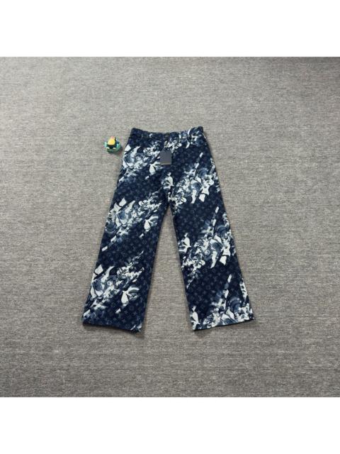 Louis Vuitton Louis Vuitton LV Blue Floral Print Jeans