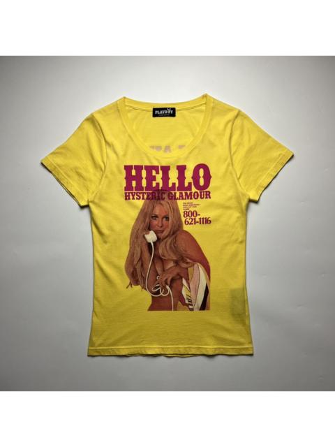 Other Designers Hysteric Glamour × Playboy - Vintage Hysteric Glamour x PlayBoy “Hello” T-Shirt