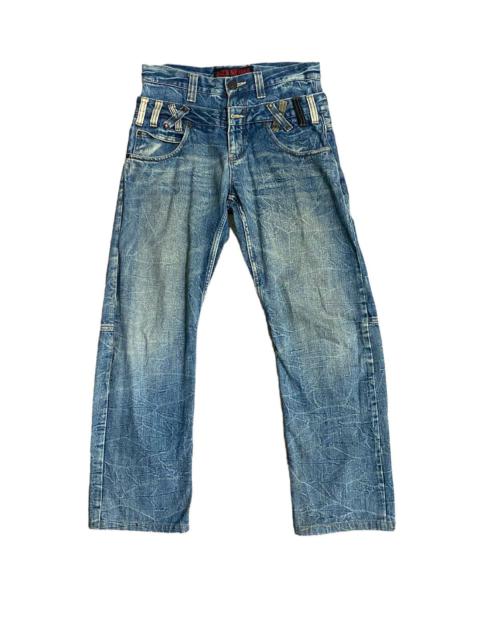 Other Designers Vintage - JACK SERIKA DOUBLE WAIST ACID WASH DENIM