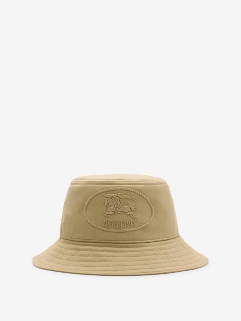 Burberry Knight Stamp Gabardine Bucket Hat
