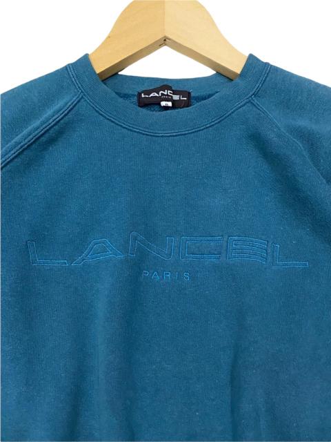 Other Designers Lancel - VINTAGE LANCEL PARIS CROPPED TOP SPELLOUT SWEATSHIRT
