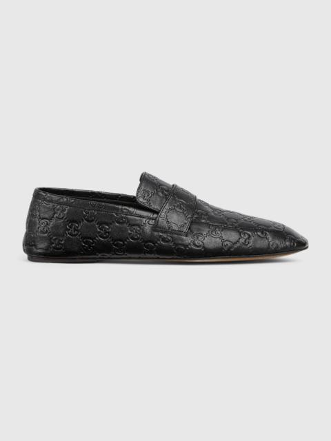 GUCCI Gucci Leather Gg Loafers
