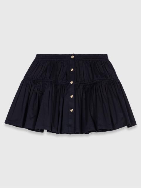 maje Mini elasticated waist skirt