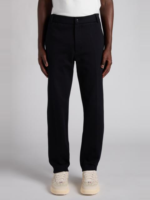 Moncler Moncler Tailored Cotton Blend Pants in Night Sky at Nordstrom