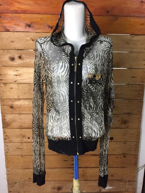 Vintage - Roberto Cavalli Anima Print Jaket Light Transparent