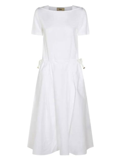 Herno Herno Women Midi Dress With Drawcord Waist
