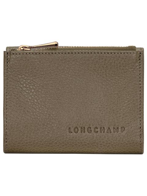 Longchamp Le Foulonné Compact wallet Caper - Leather