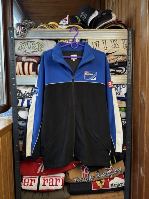Other Designers Vintage Suzuki Racing Fleece Jacket Nascar Big Logo